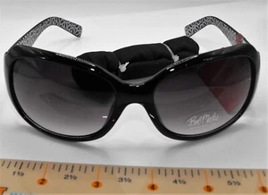 Bob Mackie Womens Fashion Sunglasses - Black Gold Accent -New with Tags BM53028X - Picture 1 of 4