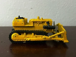 Vintage Yatming Road Tough Bulldozer Raker 1369 Construction Vehicle 1:64 Yellow - Picture 1 of 8