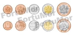 NIGERIA SET 5 Münzen, 1 10 50 Kobo 1 2 Naira 1991 2006, UNC - Bild 1 von 3
