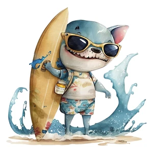 Riesiger XXXL 50X50 cm Autoaufkleber Sticker Fisch Tier Aufkleber - Bild 1 von 1