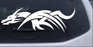 Tribal Dragon Decal Car or Truck Window Laptop Decal Sticker Serpent 8X2.8 - Imagen 1 de 16