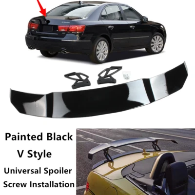 Universal Fit For Hyundai Sonata 06-10 Sedan Racing Style Trunk Lid Spoiler Wing - Image 1 of 4