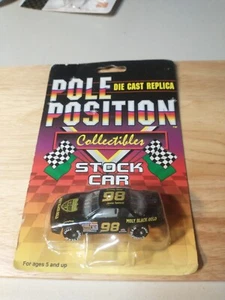 Pole Position 1/64 NASCAR diecast #98 Moly Black Gold Jimmy Spencer 1992 NIP - Picture 1 of 6