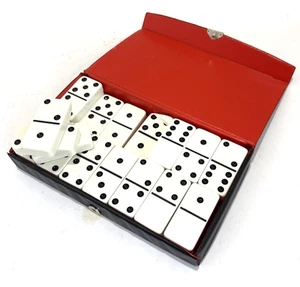 Vintage Hoyle Dominoes (28) In Case - Picture 1 of 4
