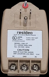 Resideo Honeywell 1361-GT Trasformatore di Sistema di Allarme, 16.5VAC, 40VA - Foto 1 di 5
