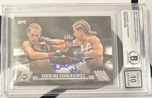 Karolina Kowalkiewicz Signed 2017 UFC Topps Rookie Card. RC. Beckett COA. - Picture 1 of 1