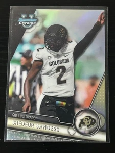 2023 Bowman University Chrome Shedeur Sanders Image Variation SP - Picture 1 of 2