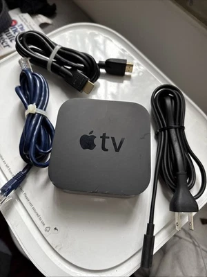 Apple TV A1625 WIFI HD Media Streamer HDMI Power Cable/ No Remote 64gb - Image 1 of 3