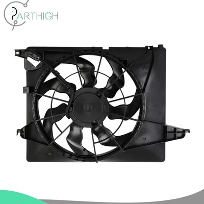 Radiator Cooling Fan Assembly Electric For 2013 2014 2015-2018 Hyundai Santa Fe - Image 1 of 4