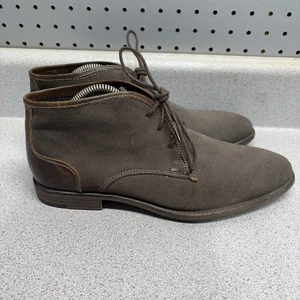 Robert Wayne Graham Brown Leather Chukka Boot Loafer Men’s Size 9D RWF1120M - Picture 1 of 10