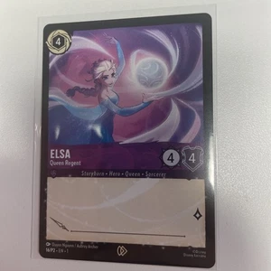 Disney Lorcana Elsa Queen Regent Promo Signature card. 16/P2 Frozen NM Free Ship - Picture 1 of 2