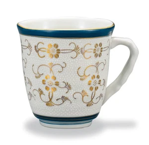 Taza Kutani Ware Iwataya, grano blanco Tessen AP7-0812 - Imagen 1 de 2