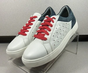7814889 LMS50 SCARPE DONNA 7 M ROSSO, BIANCO E BLU KILTIE GOLF DI JOHNSTON & MURPHY - Foto 1 di 7