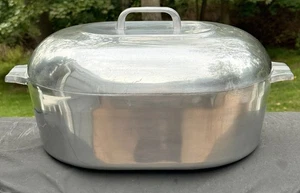 Wagner Ware Sidney O Magnalite 4267 P 13 Qt. Oval Roaster w/Lid and Trivet - Picture 1 of 20