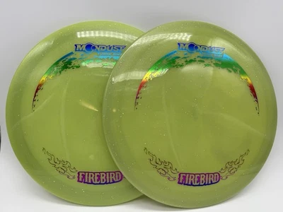 x2 Pair Innova Firebird Moondust - Green / Matching Rainbow USDGC 2023 175g NEW - Image 1 of 4