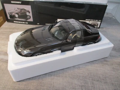 Minichamps 1/18 2010 Mercedes-Benz SLS AMG Brown Metallic New NOS Rare Sold Out - Image 1 of 4