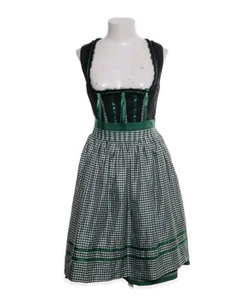 Angermaier - Damen Trachten Dirndl Schwarz/Grün Gr 36, S Baumwolle/Leinen-Top❤️ - Bild 1 von 5