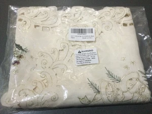 Tischdecke Urlaub Weihnachten Motto Mitte 36"x16" gebraucht (kleine Flecken) - Bild 1 von 8