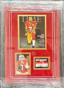 Colin Kaepernick 49ers Comm w-Hand-Signed Card - Card Company Authenticated - Picture 1 of 1