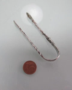 Zuckerzange Hildesheimer Rose 800 Silber Rosenmuster (A233) - Picture 1 of 3