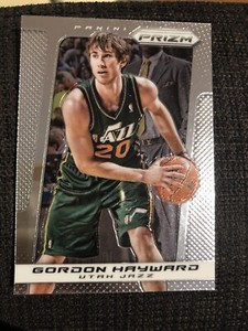 2013-14 Panini Prizm Base- Gordon Hayward #16 Utah Jazz