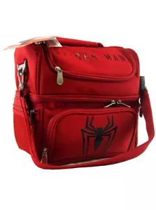 Picnic Time Amazing Spider-Man Pranzo Lunch Tote 6-Piece Set Marvel Comics New - Picture 1 of 9