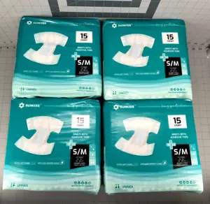 SUNKISS Trustplus Diapers Maximum Absorbency Brief S/M - 60 Ct - Picture 1 of 6