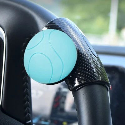 360 Steering Wheel Knob Ball Spinner Knob Car Steering Booster Silicone Blue - Image 1 of 4