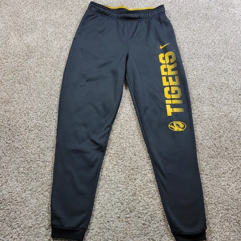 Nike Mizzou Tigers Joggers Adult Small Black Dri Fit Sweatpants Cover