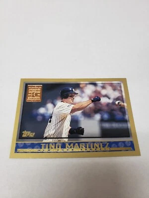 Tino Martinez 1998 Topps MINTED IN COOPERSTOWN #284 New York Yankees. - Image 1 of 2
