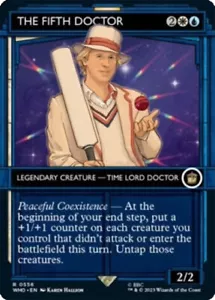 The Fifth Doctor Foil Showcase Doctor Who Commander NM MTG - Picture 1 of 1