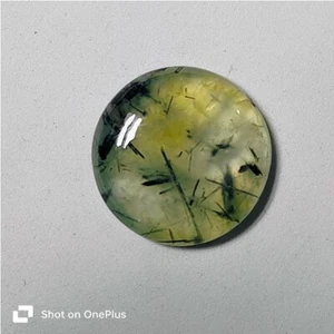 Piedra Prehnita Natural Verde Prehnita Cabujón Piedra Premiosa Suelta 40 Cts. ME-10970 - Imagen 1 de 5