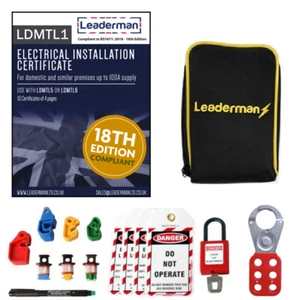 Kit de bloqueo/apagado aislador MCB/RCD LOE-K1 Plus LDMTL4 libro de informes de estado - Imagen 1 de 7