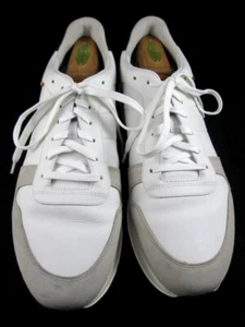 Allen Edmonds "LAWSON" Men's Lace Up Leather Sneakers 13 D WHITE (539N) - Picture 1 of 10