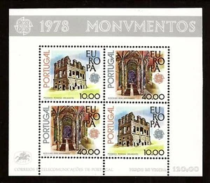[23] Portugal 1978, Block postfrisch**, Europa CEPT, Denkmäler - Bild 1 von 1