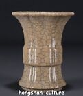 5.9 "Vase Huanling En Porcelaine De L'ancien Four À Copeaux Chinois