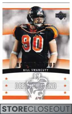 2005 Upper Deck Rookie Debut #174 Bill Swancutt RC Beavers Detroit Lions - Image 1 of 2
