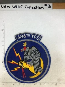 VINTAGE USAF 496th TACTICAL FIGHTER SQUADRON PATCH - Picture 1 of 2