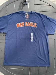Auburn Navy War Eagle XL shirt Gildan 100% cotton imageone collegiate NWT - Picture 1 of 5