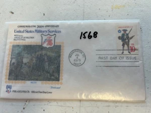 U. S. Stamp FDC # 1568 - Militia Services - Fleetwood cachet- comb. shipping - Picture 1 of 1