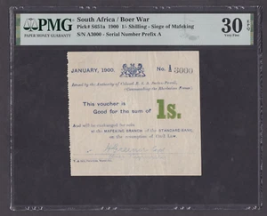 [PMG-30 EPQ] 1900 South Africa 1 Shilling P-S651a A3000 - Picture 1 of 2