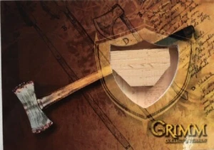 Grimm Season One GPR-3 Prop Card of a Piece of a Dual Head Fire Axe - Picture 1 of 1