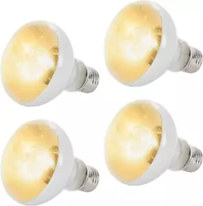 4-Pack 100W Reptile Heat Lamp Bulbs - UVA Daylight Basking Light Bulbs - Picture 1 of 12