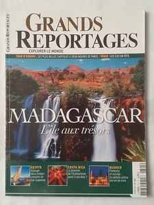 GRANDS REPORTAGES magazine MADAGASCAR L'île aux trésors MADRID COSTA RICA ÉGYPTE - Picture 1 of 2