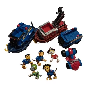 Paw Patrol Bundle Vehicle Figurines Set Of 9 - Picture 1 of 6