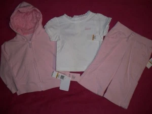 Juego de 3 piezas rosa Capri y chaqueta blanca IZOD nuevo con etiquetas 3T - Imagen 1 de 11