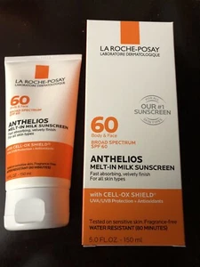 La Roche-posay Anthelios 60 Melt-in Sunscreen Milk 5 fl oz 150 ml Expire 2026 - Picture 1 of 8