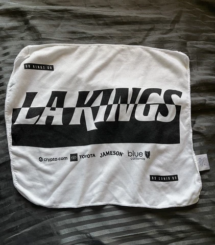 LA Los Angeles Kings vs Oilers Rally Towel Stanley Cup Playoffs Round 1 Game 3 Cover