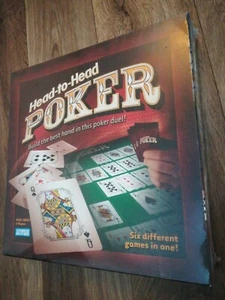Head To Head Poker Game Board Parker Brothers NEW sealed box has sunken lid - Picture 1 of 3