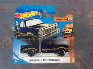 Hot Wheels 1978 Dodge Li’l Red Express Truck 55/250 2019 In Blue - Picture 1 of 3